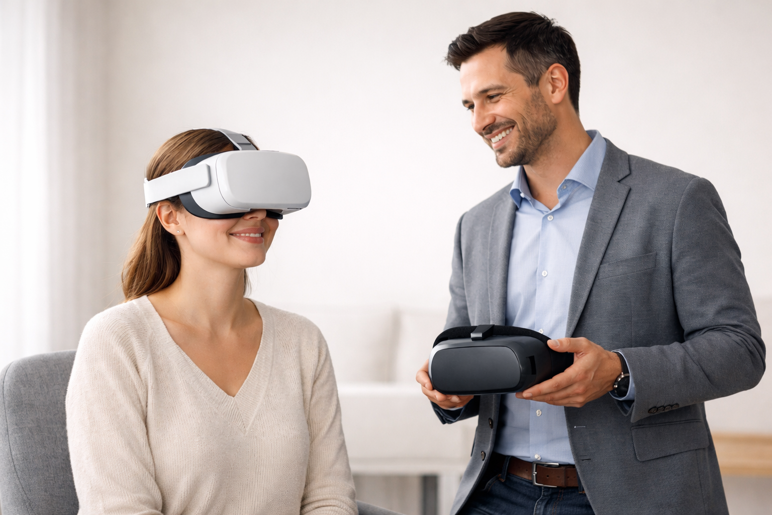 VR Headset for Exposure Therapy